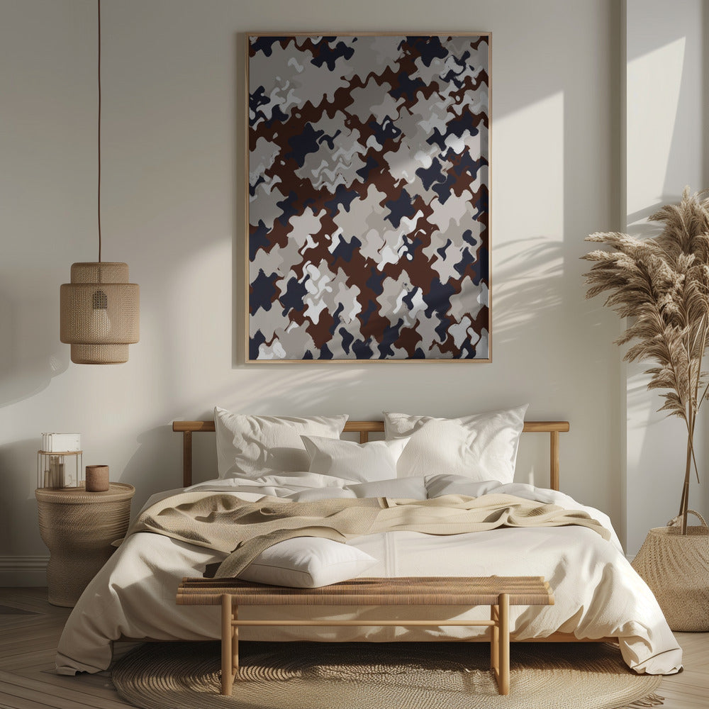 Liquid Berries Pattern Poster